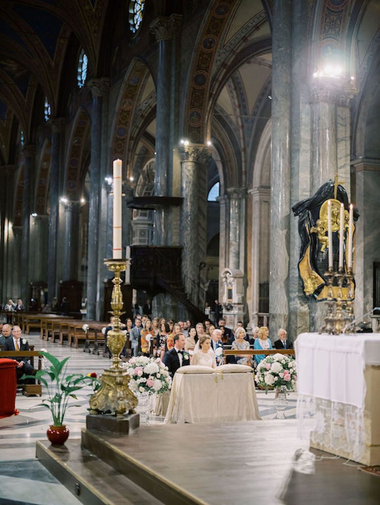 Wedding ceremony in Italy
