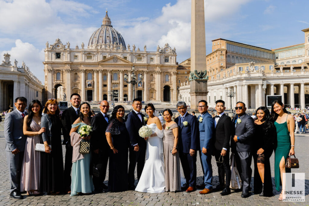 Group picture in St. Peter's square