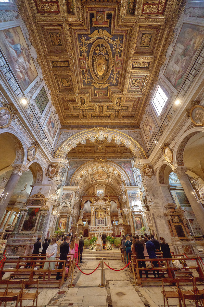 Wedding at S. Maria in Aracoeli in Rome