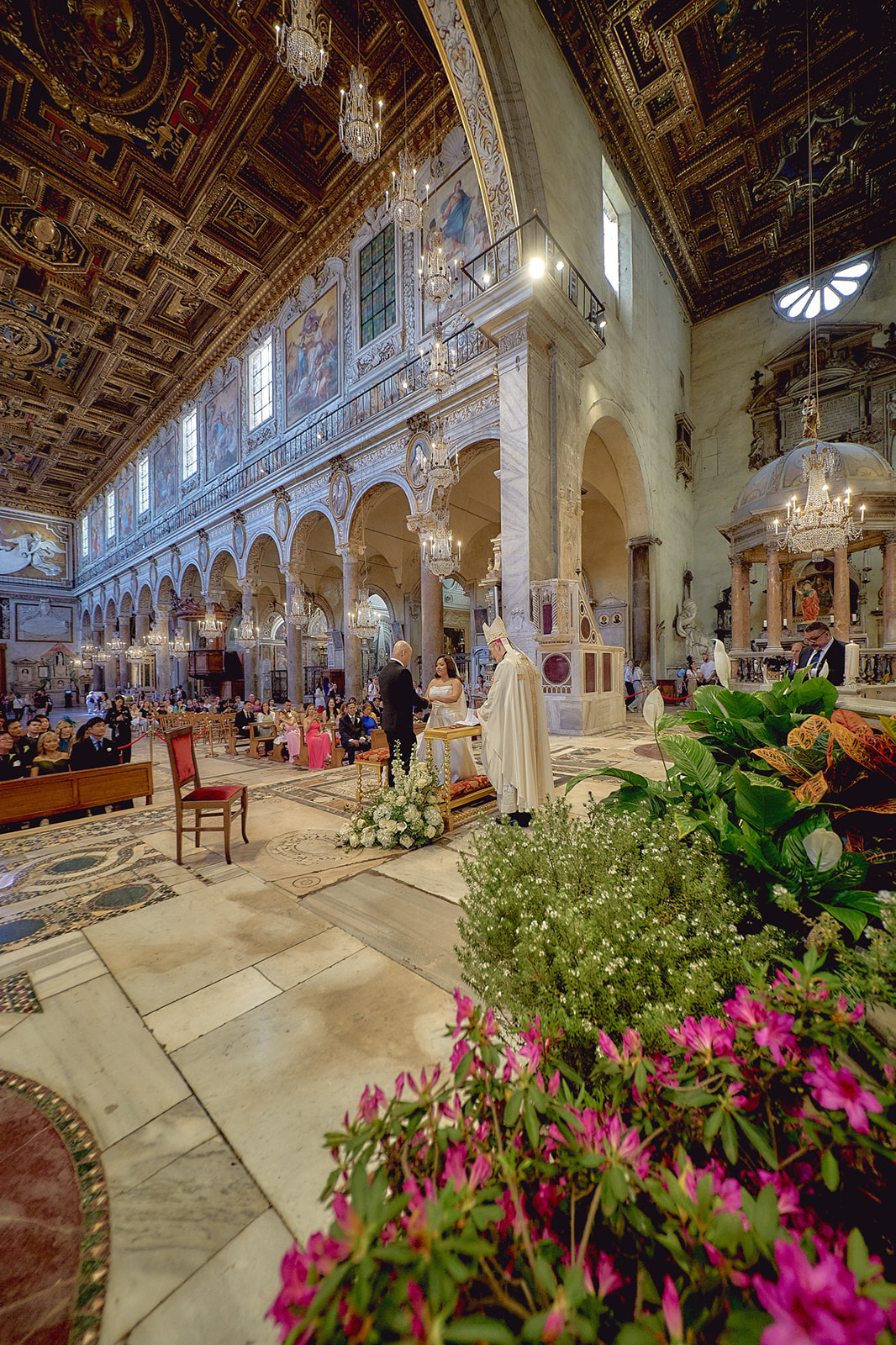 Wedding at S. Maria in Aracoeli in Rome